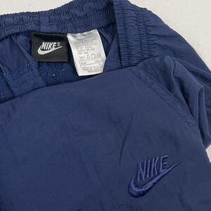Y2K Vintage Nike Men's Large Blue Lightweight Windbreaker Track Pants Nylon